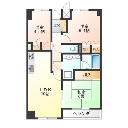 サーパス今泉の物件間取画像